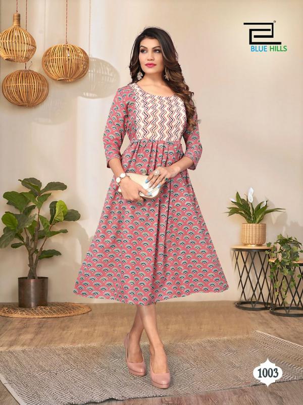 Blue Hills Happiness Fedding Wear Kurti Collection